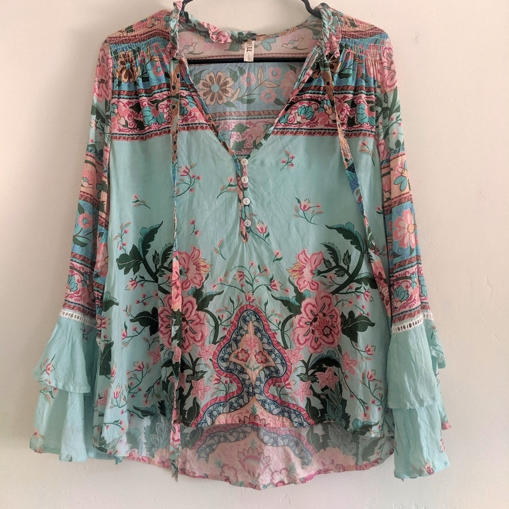 Spell & the Gypsy 1-of-a-Kind Lotus Blouse Sample